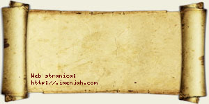 Mina Zakić vizit kartica